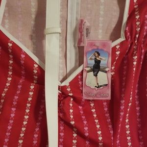Pinup Couture Dresses - NWT Natasha wiggle dress red pinstripe ❤ L Pinup Couture Dresses - NWT Natasha wiggle dress red pinstripe ❤ L